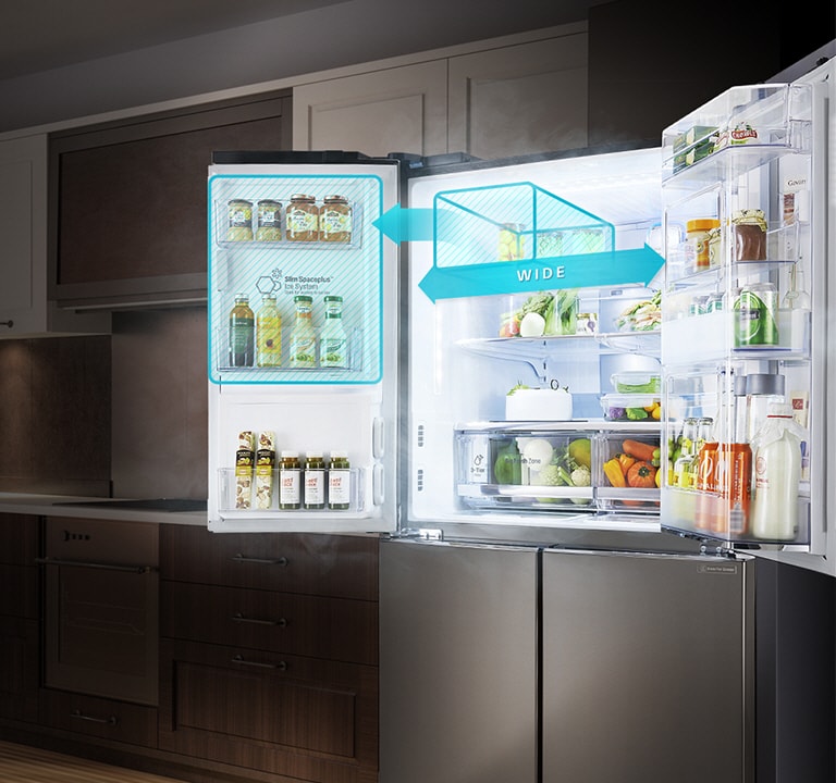 The Slim In-door Icemaker creates space